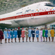 Roll Out del 747. Las azafatas de las primeras aeerolíneas que lo ordenaron.